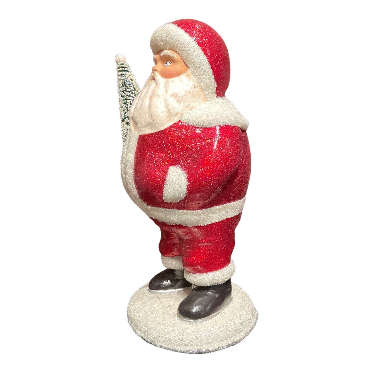 Ino Schaller Belly of Sweets Santa German Christmas Paper Mache 13 Inch