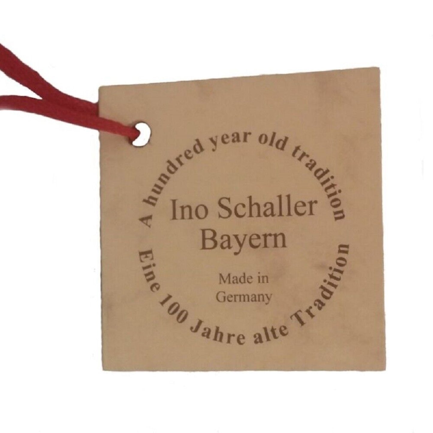 Pinnacle Peak Trading Ino Schaller Old Finish Santa with Kringle Decor German Paper Mache 8 Inch