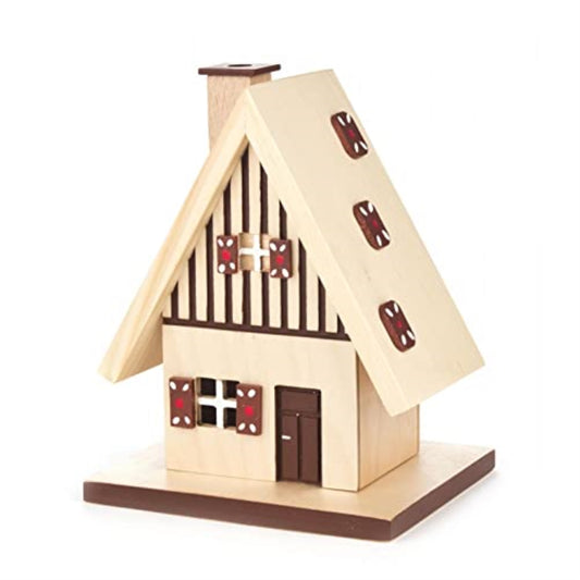 Gingerbread House German Christmas Incense Smoker Handcrafted Erzgebirge Germany