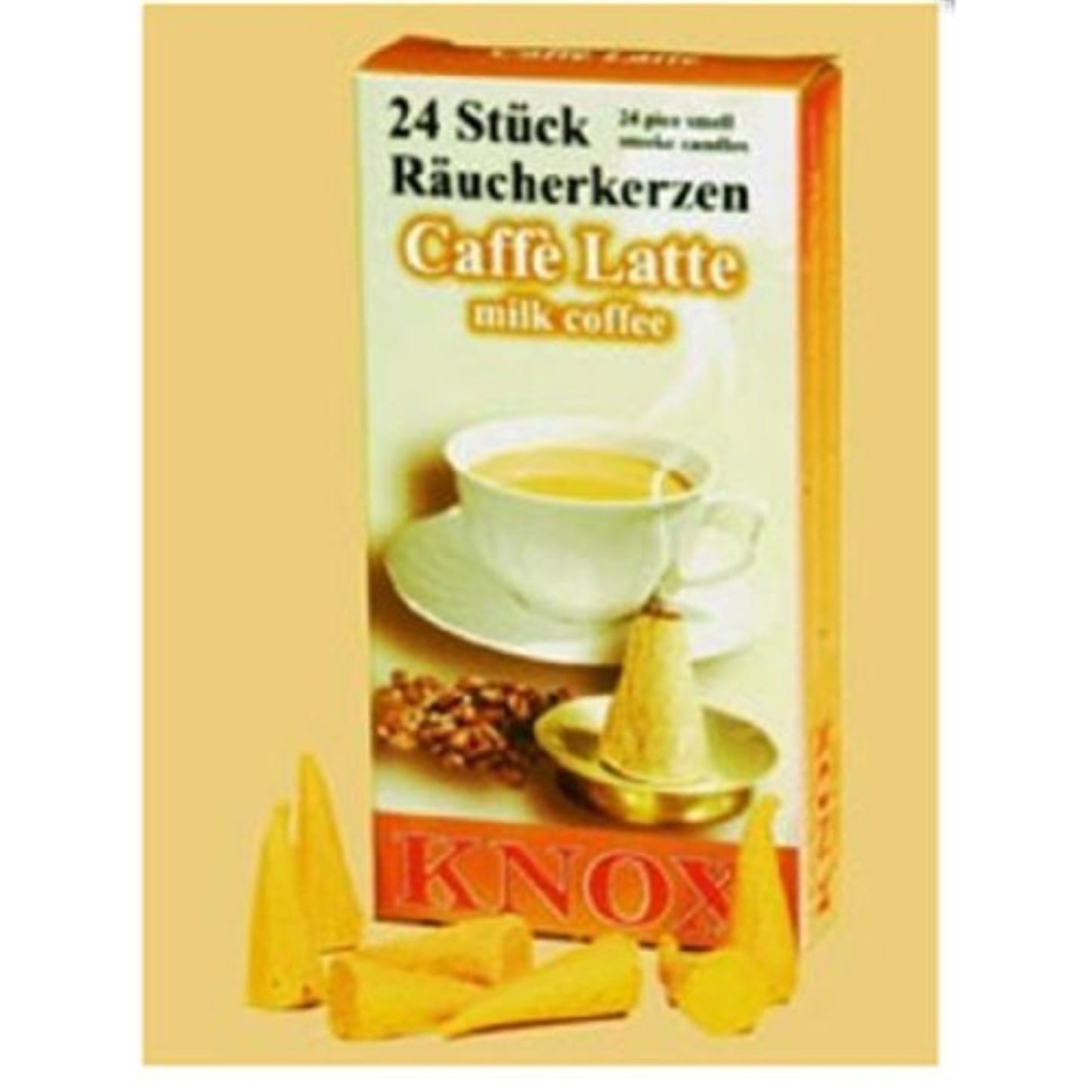 Knox Caffe Latte German Incense Cones Made in Germany for Christmas Smokers