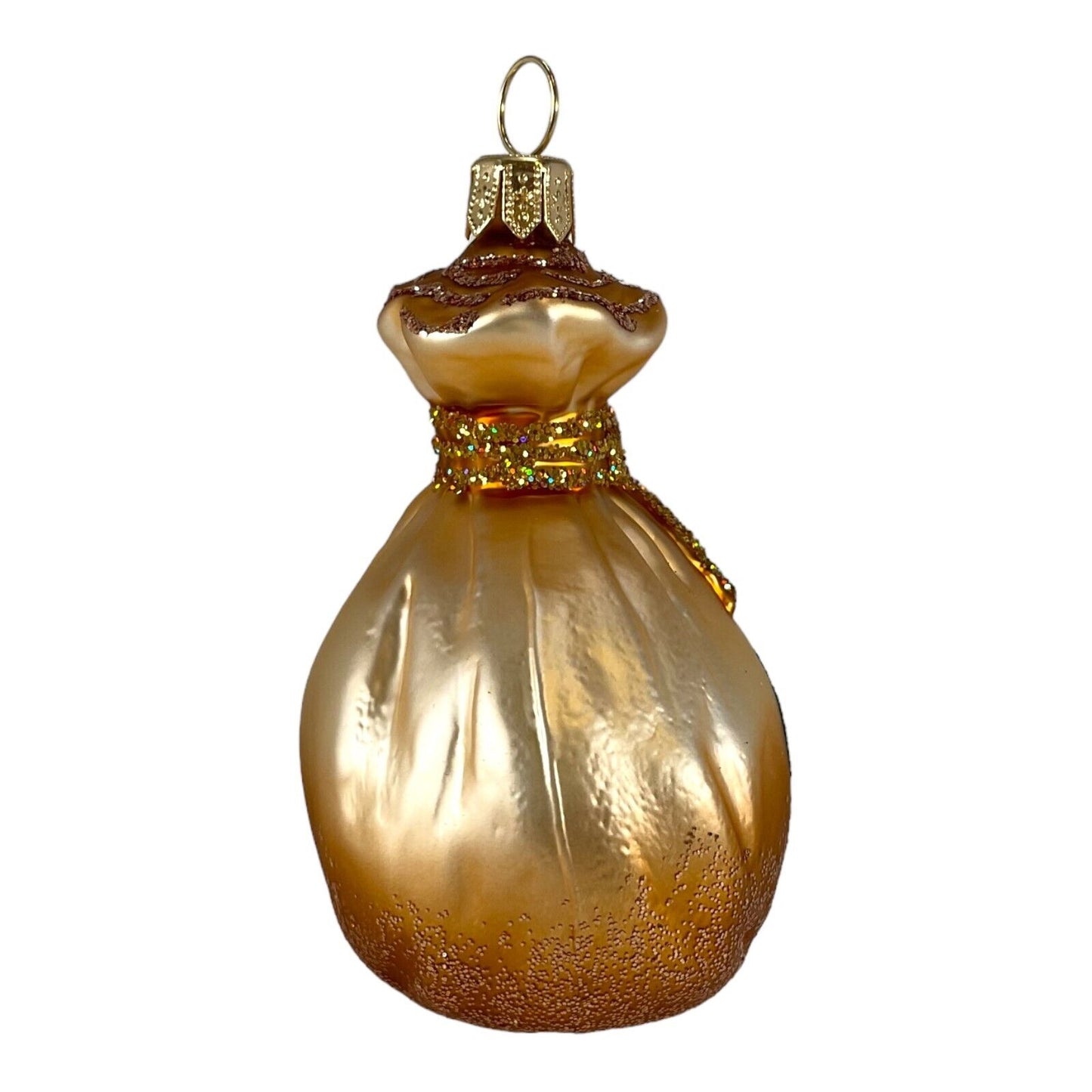 Bag of Money Polish Mouth Blown Glass Christmas Ornament Tree Decoration