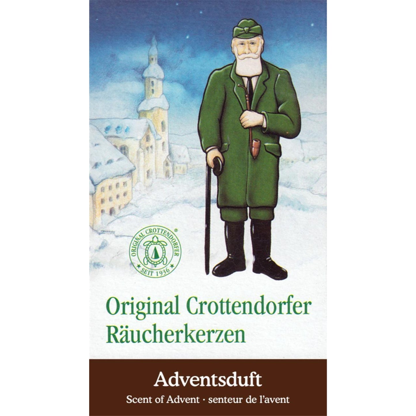 Crottendorfer Advent Scent German Incense Cones Germany for Christmas Smokers