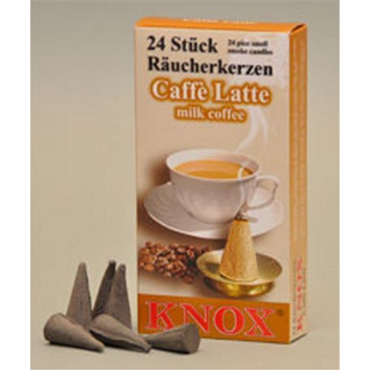 Knox Caffe Latte German Incense Cones Made in Germany for Christmas Smokers