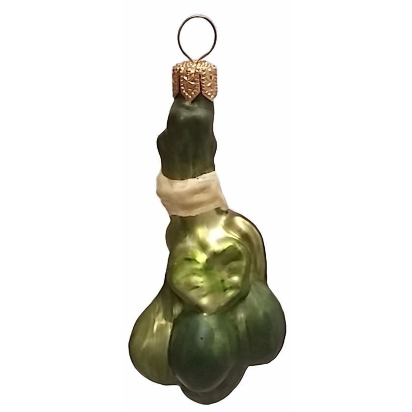 Pinnacle Peak Trading Green Capers Polish Blown Glass Christmas Ornament Set of 2 Holiday Decorations