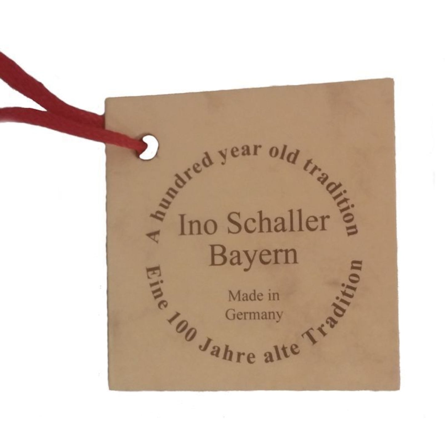 Ino Schaller Traditional Old Red Snowy Santa German Paper Mache Candy Container