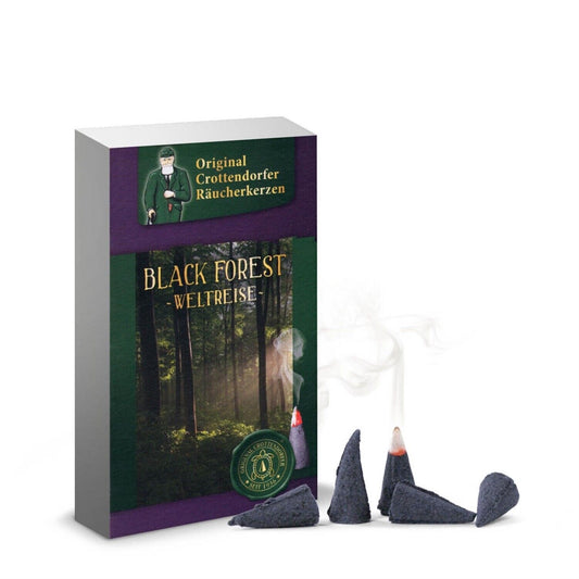 Crottendorfer Black Forest Scent Incense Cones Made in Germany Pack of 24 Cones