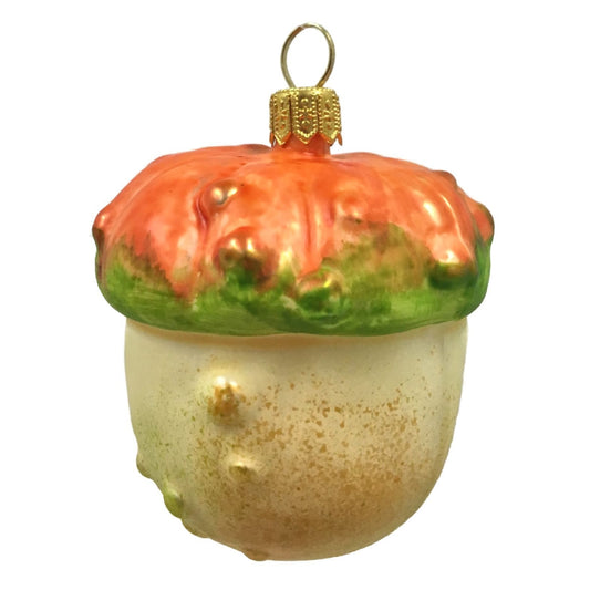 Turban Pumpkin Squash Polish Glass Christmas Tree Ornament Vegetable Fruit Food