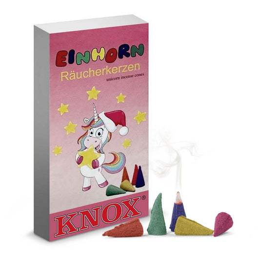 Knox Unicorn Fruit German Incense Cones 24 per Box - Einhorn