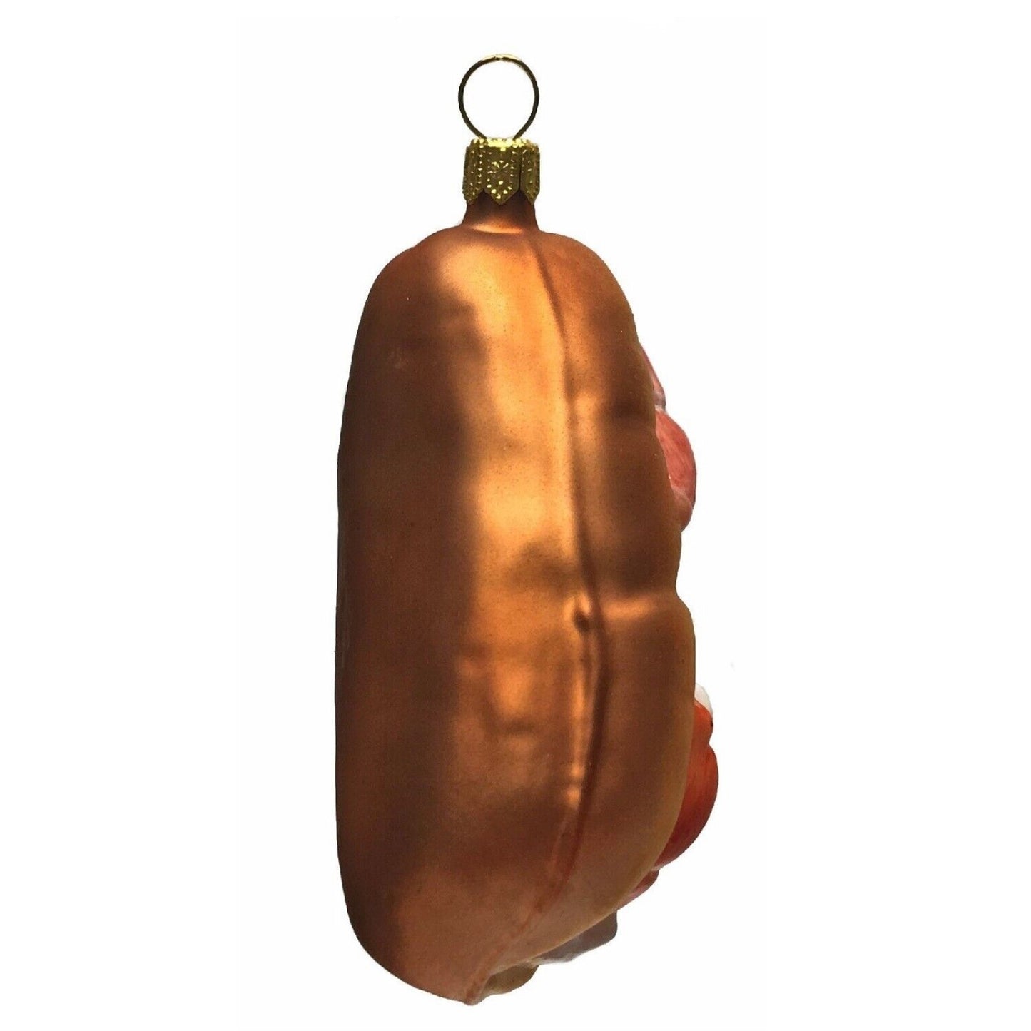 Pinnacle Peak Trading Stuffed Lobster Roll Sandwich Polish Glass Christmas Ornaments Set of 2 Food