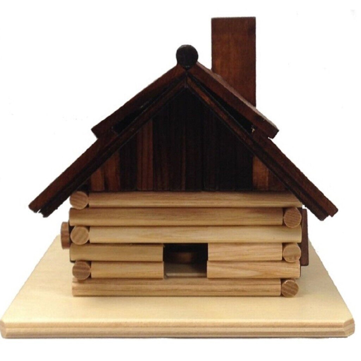 Pinnacle Peak Trading Wood Hunting Log Cabin German Christmas Incense Smoker Made in Germany
