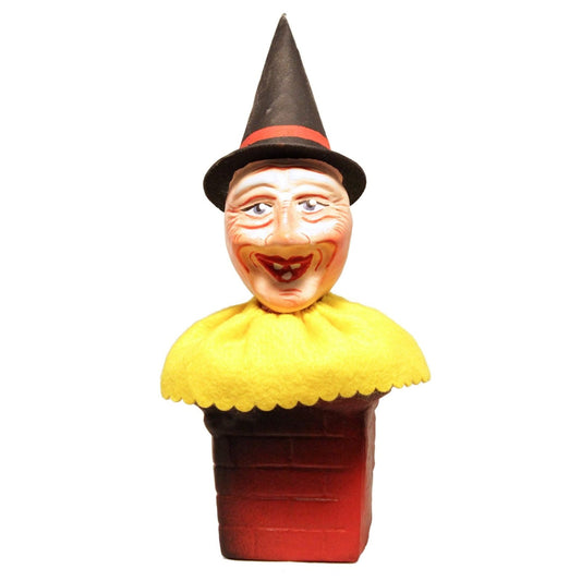 Pinnacle Peak Trading Company Schaller Paper Mache Halloween Chimney Witch