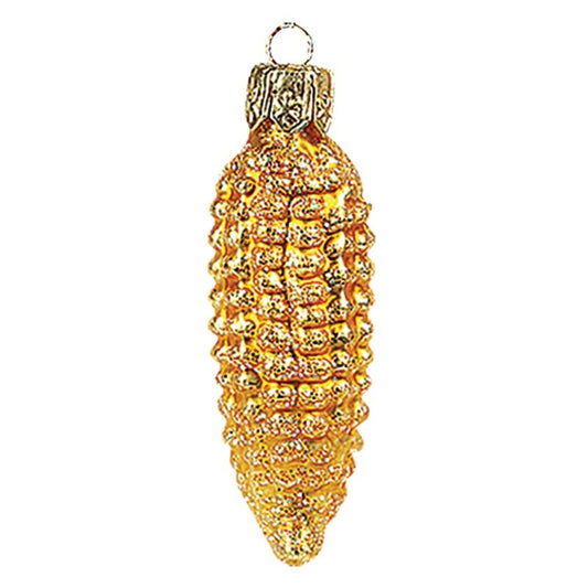 Pinnacle Peak Trading Glass Mini Baby Corn Christmas Ornament