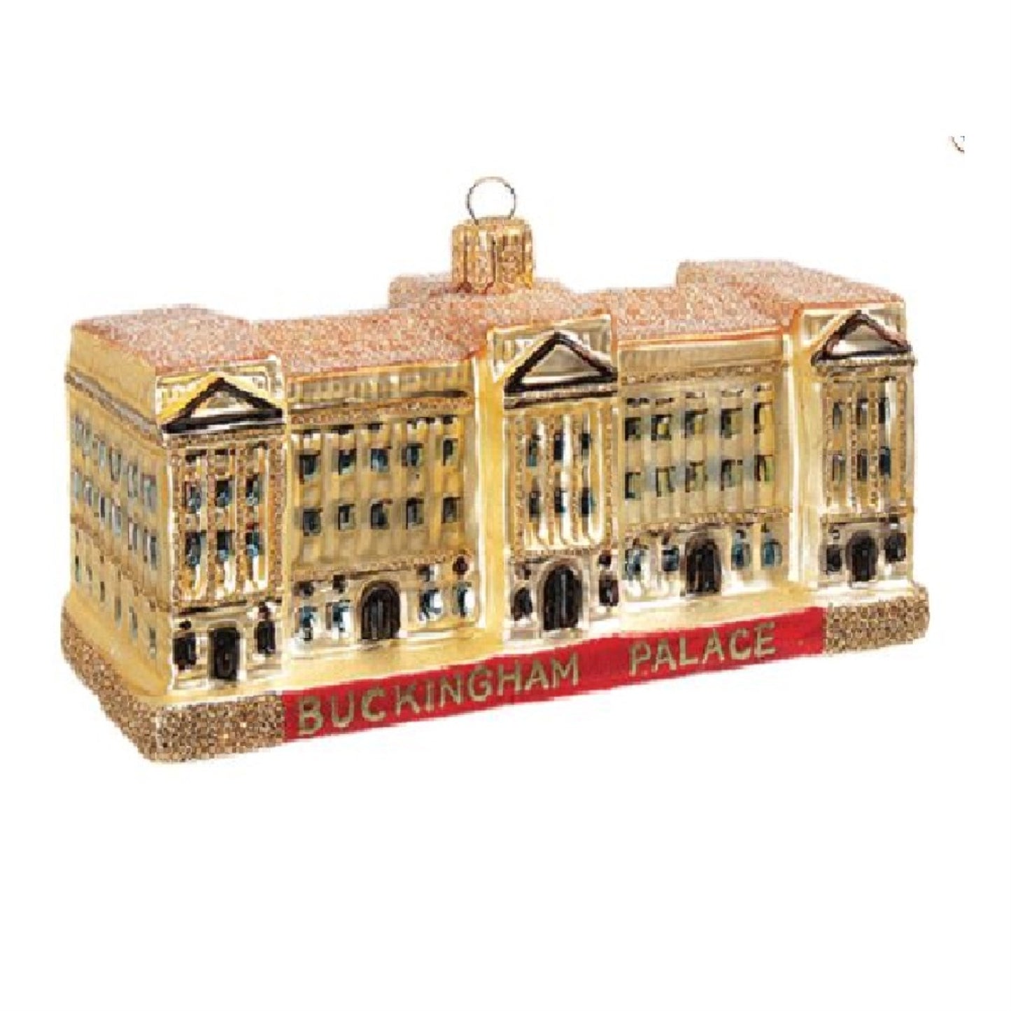 Buckingham Palace London England Polish Glass Christmas Ornament Decoration