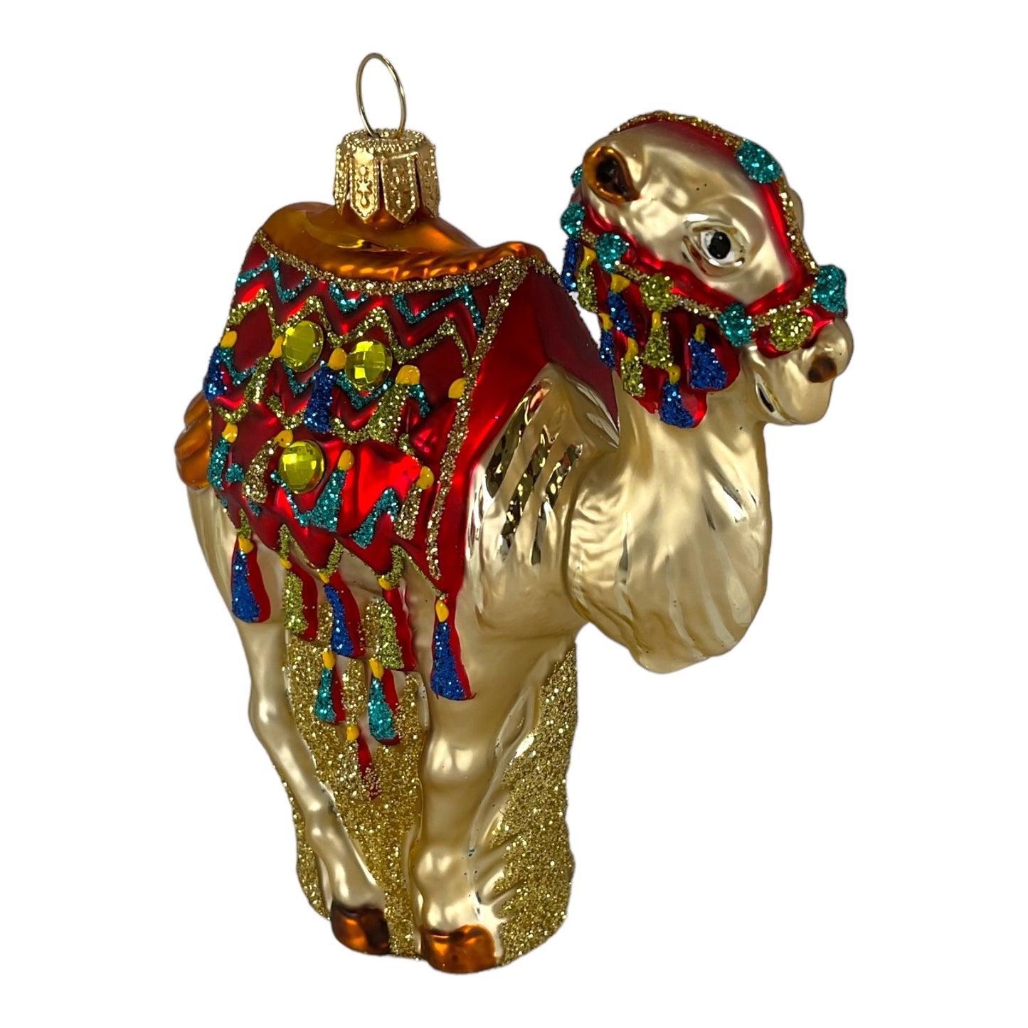 Camel Polish Glass Christmas Ornament Made in Poland Decoration