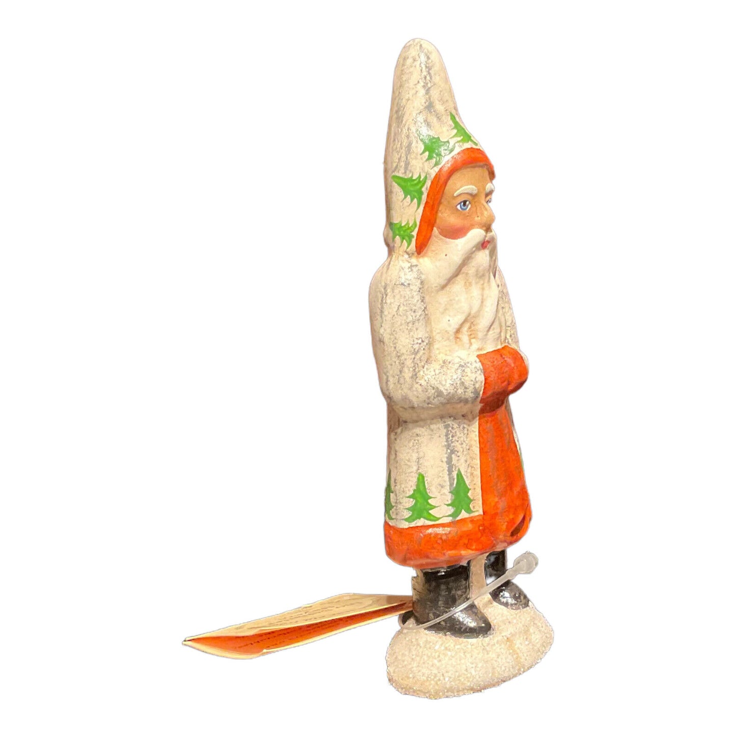 Ino Schaller Small Vintage Tree Décor Santa German Christmas Paper Mache