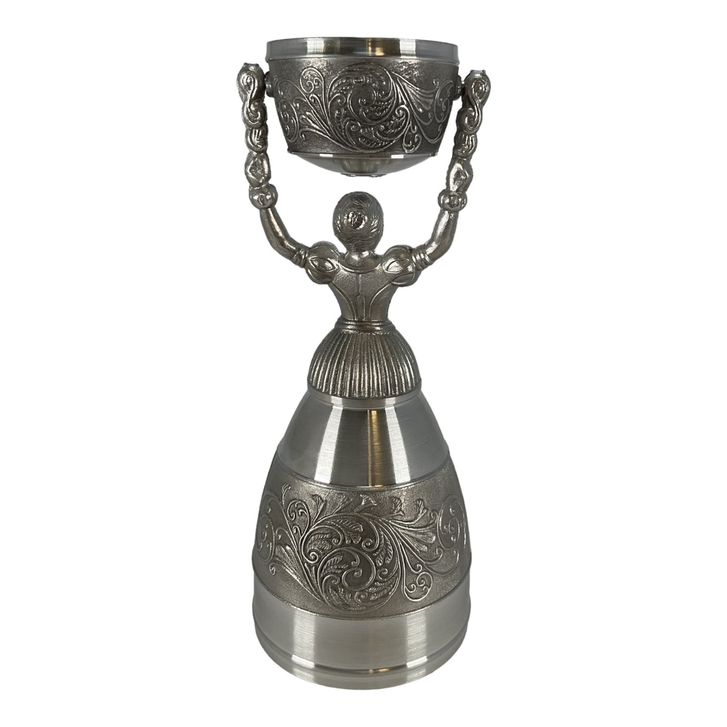 German Pewter Nuernberg Bridal Wedding Cup Toasting Wine Glass