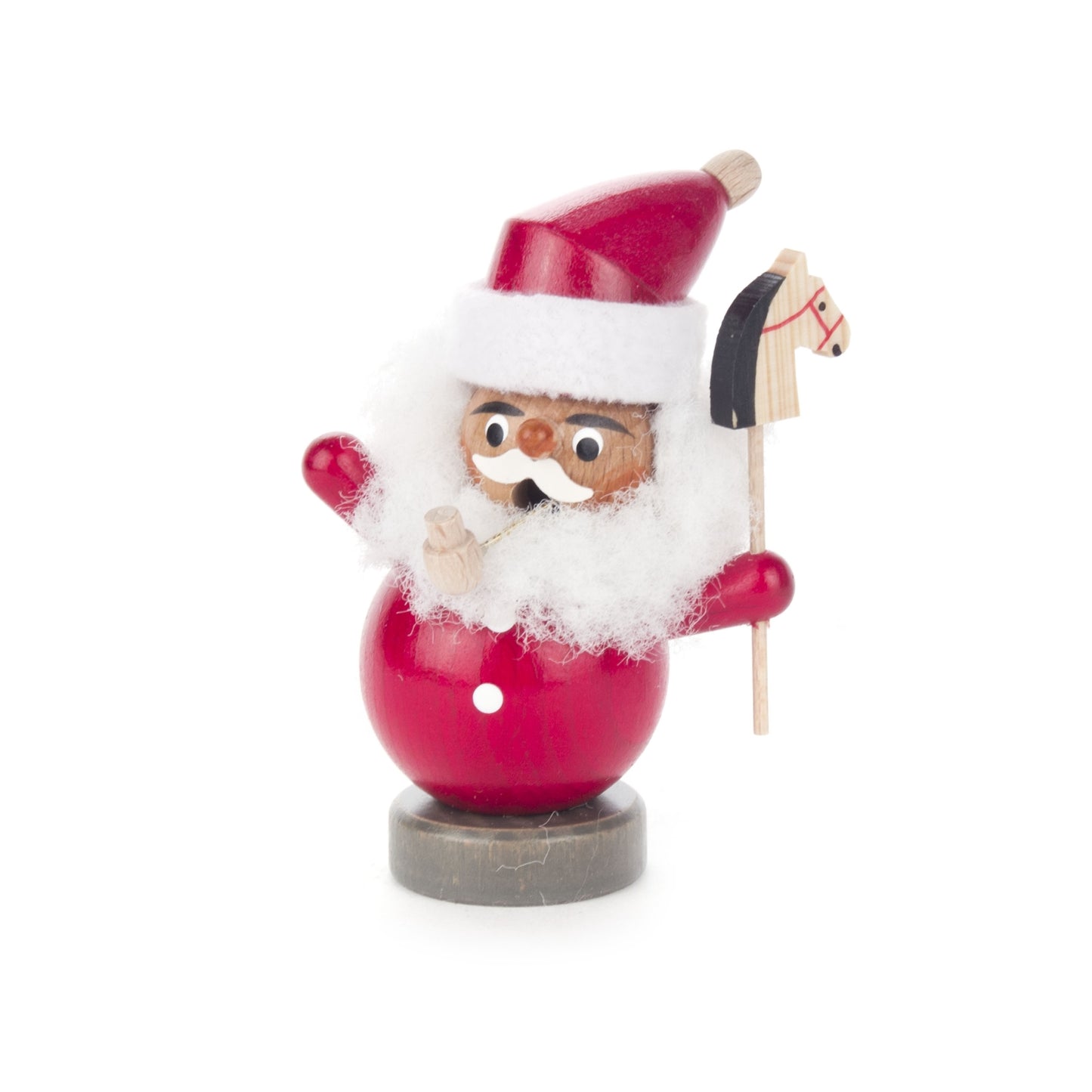 Pinnacle Peak Trading German Wood Mini Santa Claus Incense Holder 3.9 Inch