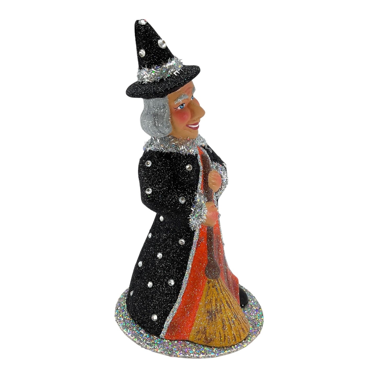 Schaller Halloween Witch German Paper Mache Container