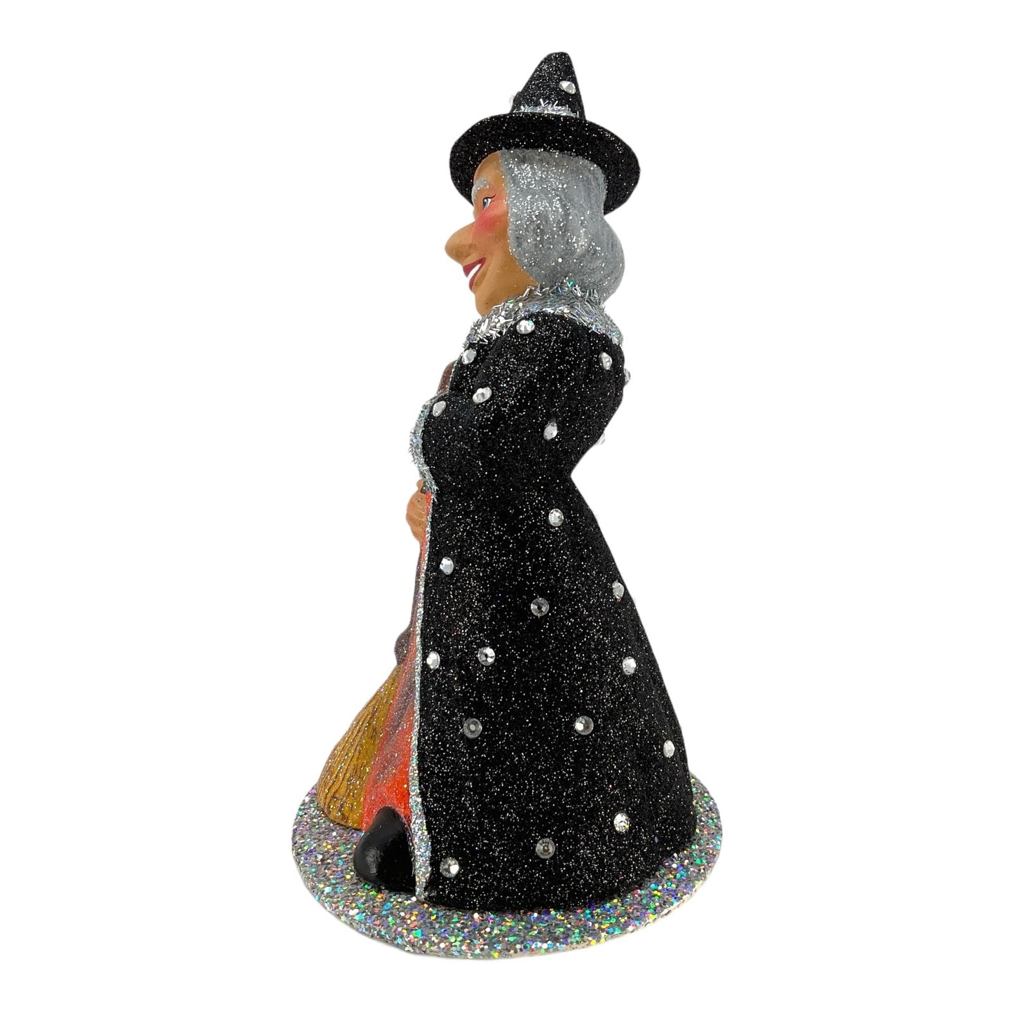 Schaller Halloween Witch German Paper Mache Container