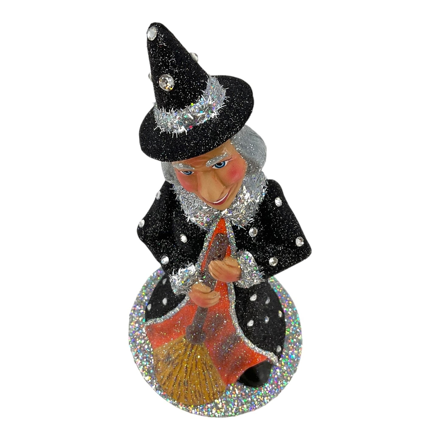 Schaller Halloween Witch German Paper Mache Container