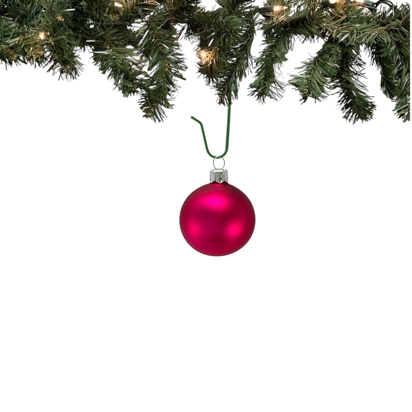 Pinnacle Peak Trading Pink Shiny and Matte Polish Glass 60mm Ball Bauble Ornaments 6 Piece Made in Poland 2.4 Inch