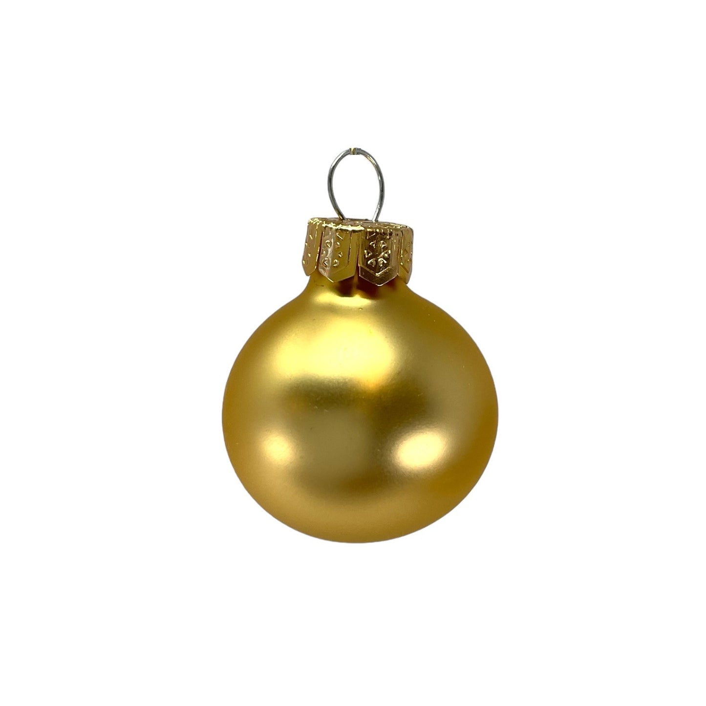 Pinnacle Peak Trading Gold Shiny and Matte Polish Glass 30mm Ball Bauble Ornaments 20 Piece Made in Poland 1.2 Inch