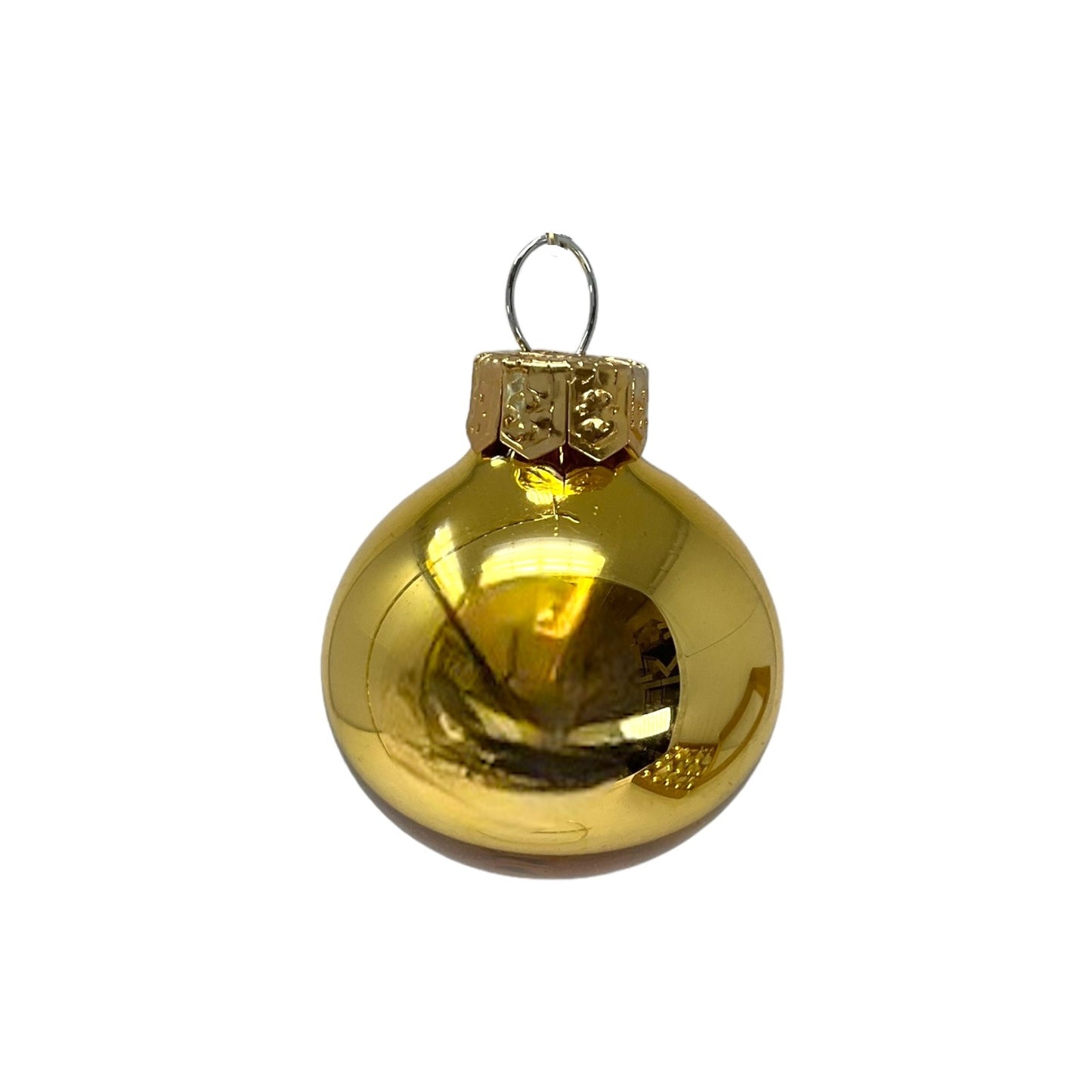 Pinnacle Peak Trading Gold Shiny and Matte Polish Glass 30mm Ball Bauble Ornaments 20 Piece Made in Poland 1.2 Inch