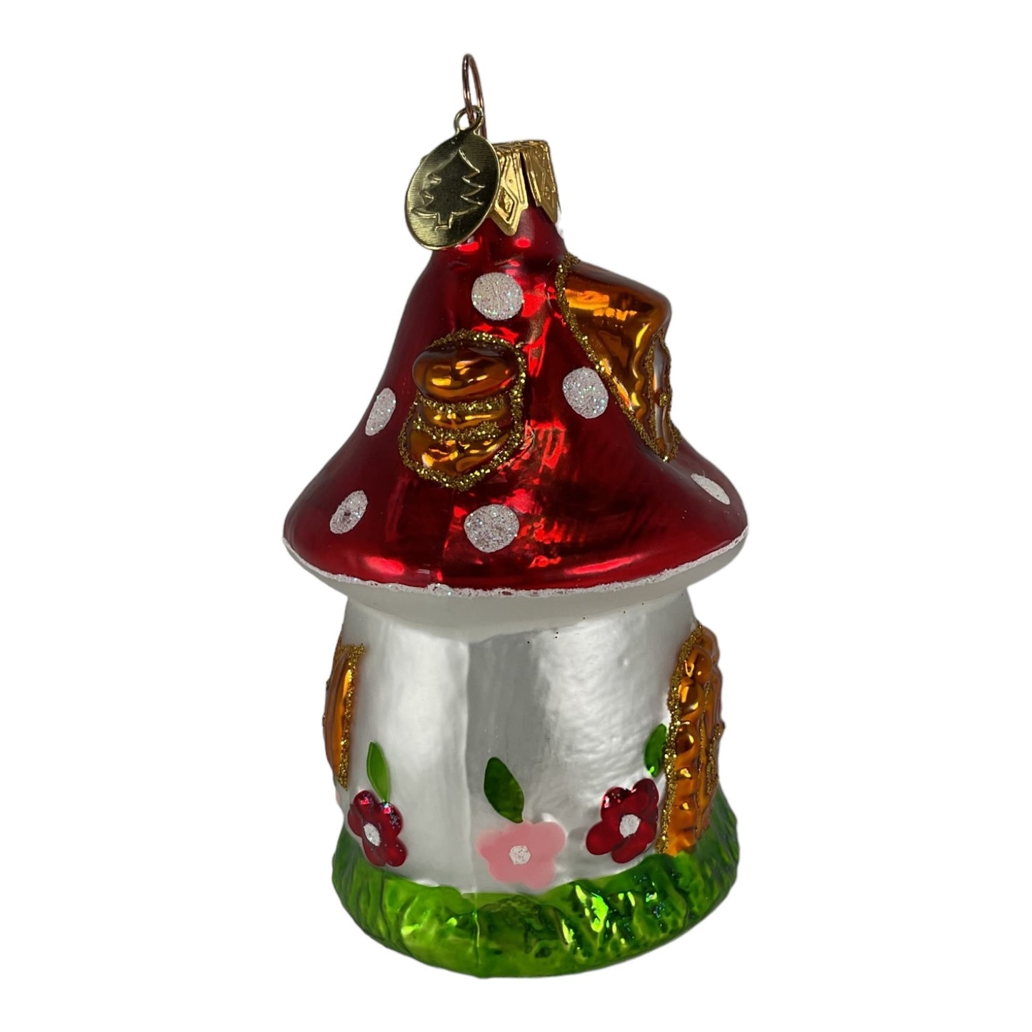 Red Top Mushroom House Hanging Ornament