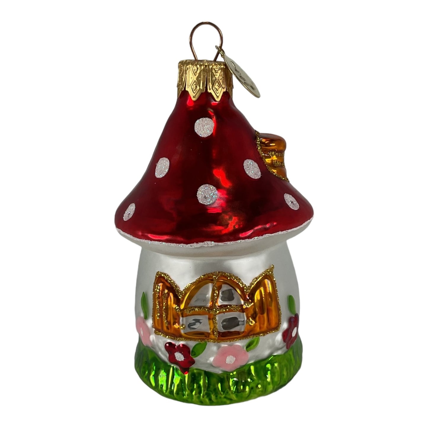 Red Top Mushroom House Hanging Ornament