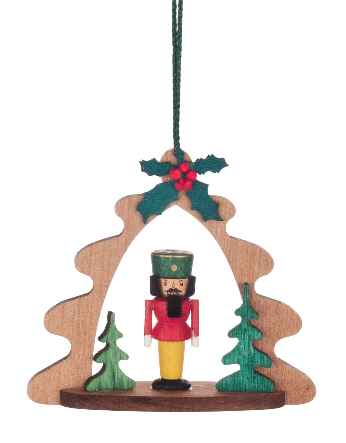 Pinnacle Peak Trading Nutcracker Wood Christmas Ornament