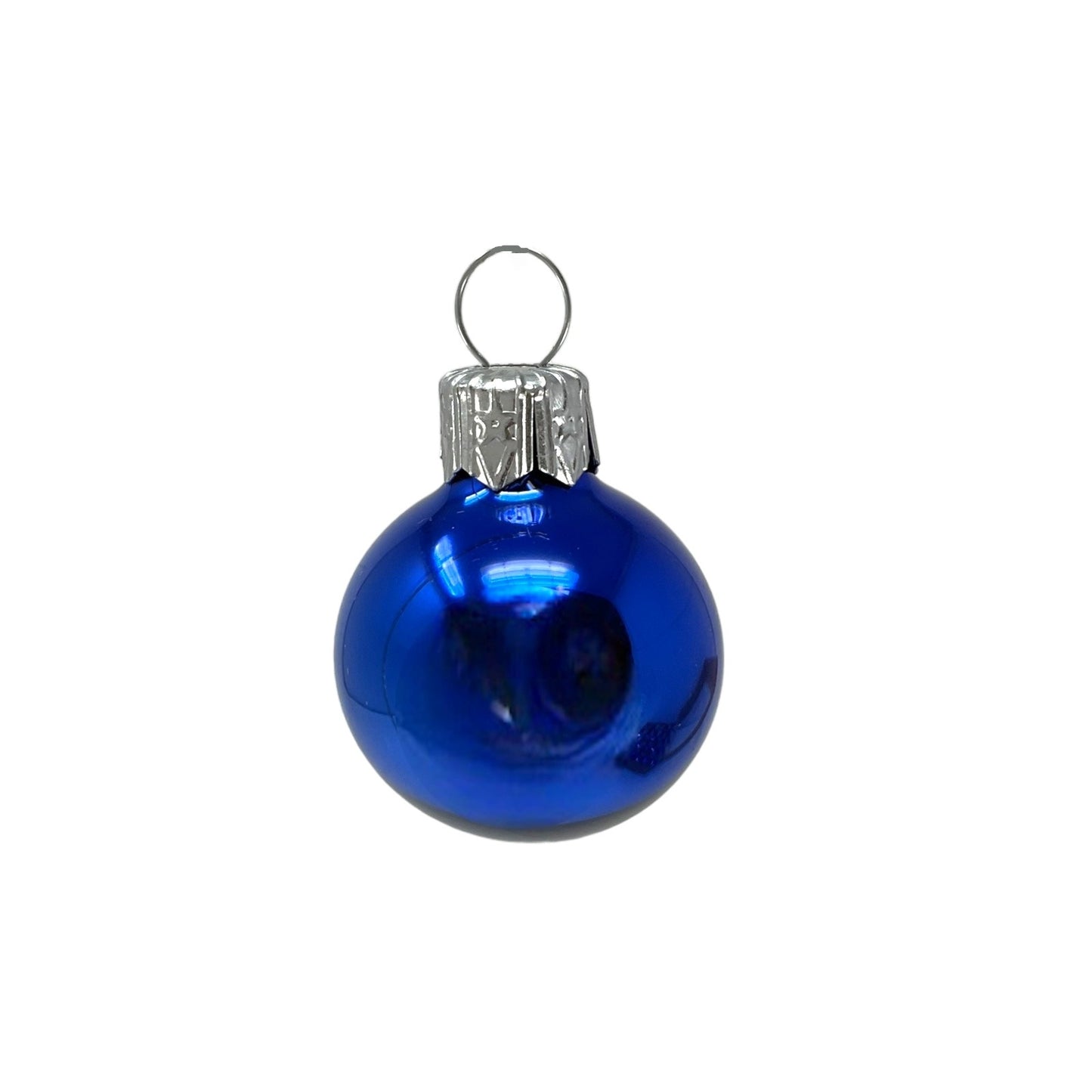 Pinnacle Peak Trading Blue Shiny and Matte Polish Glass 30mm Ball Bauble Ornaments 20 Piece Made in Poland 1.2 Inch