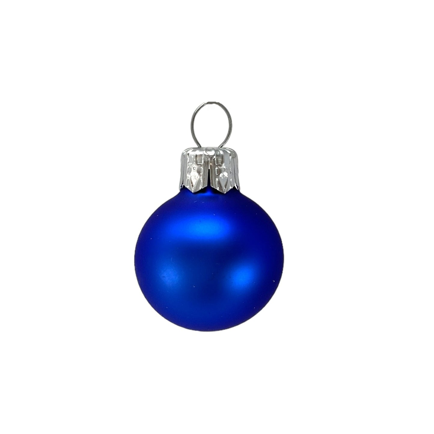 Pinnacle Peak Trading Blue Shiny and Matte Polish Glass 30mm Ball Bauble Ornaments 20 Piece Made in Poland 1.2 Inch