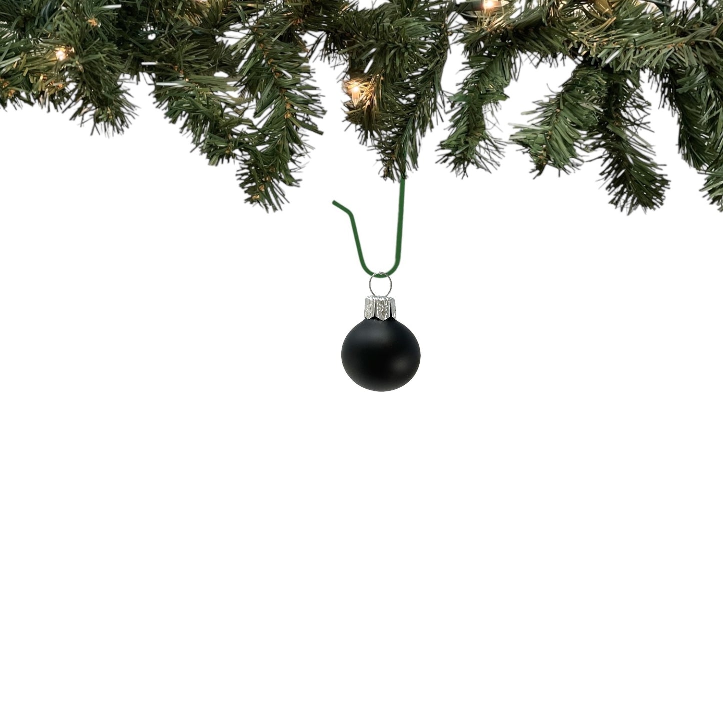 Pinnacle Peak Trading Black Shiny and Matte Polish Glass 30mm Ball Bauble Ornaments 20 Piece Made in Poland 1.2 Inch