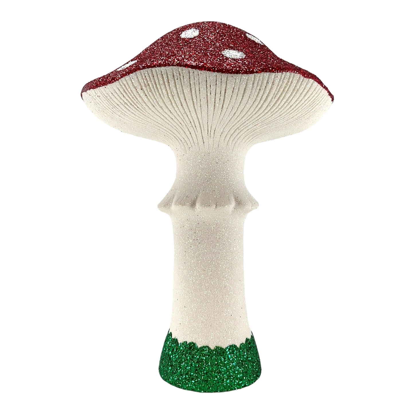 Pinnacle Peak Trading Ino Schaller Large Red and White Toadstool Mushroom Figurine 10.25 inch