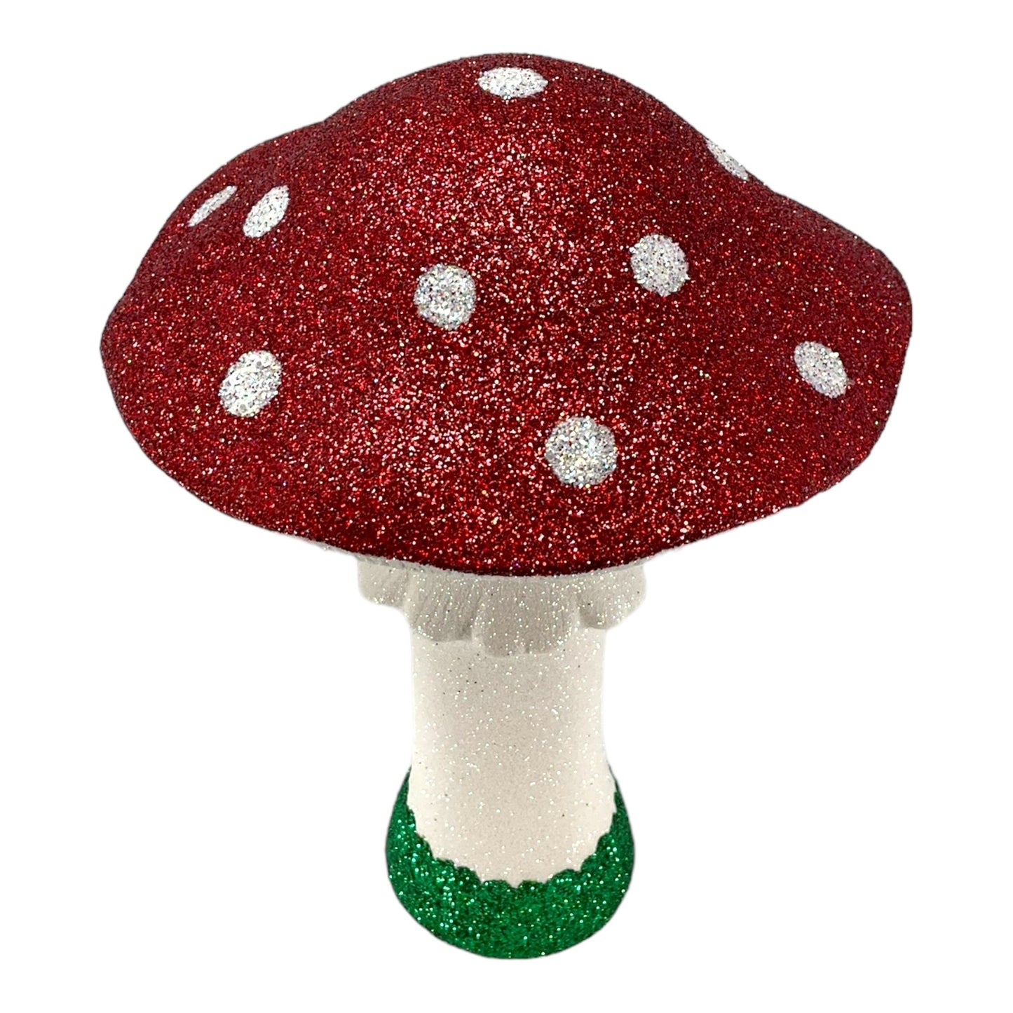 Pinnacle Peak Trading Ino Schaller Large Red and White Toadstool Mushroom Figurine 10.25 inch