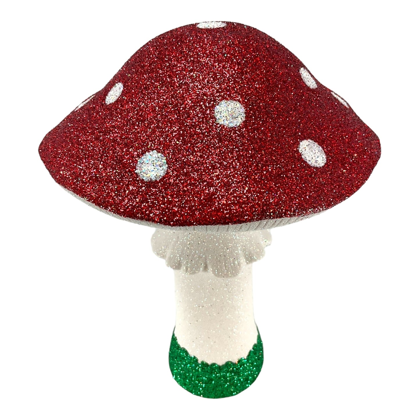 Pinnacle Peak Trading Ino Schaller Large Red and White Toadstool Mushroom Figurine 10.25 inch