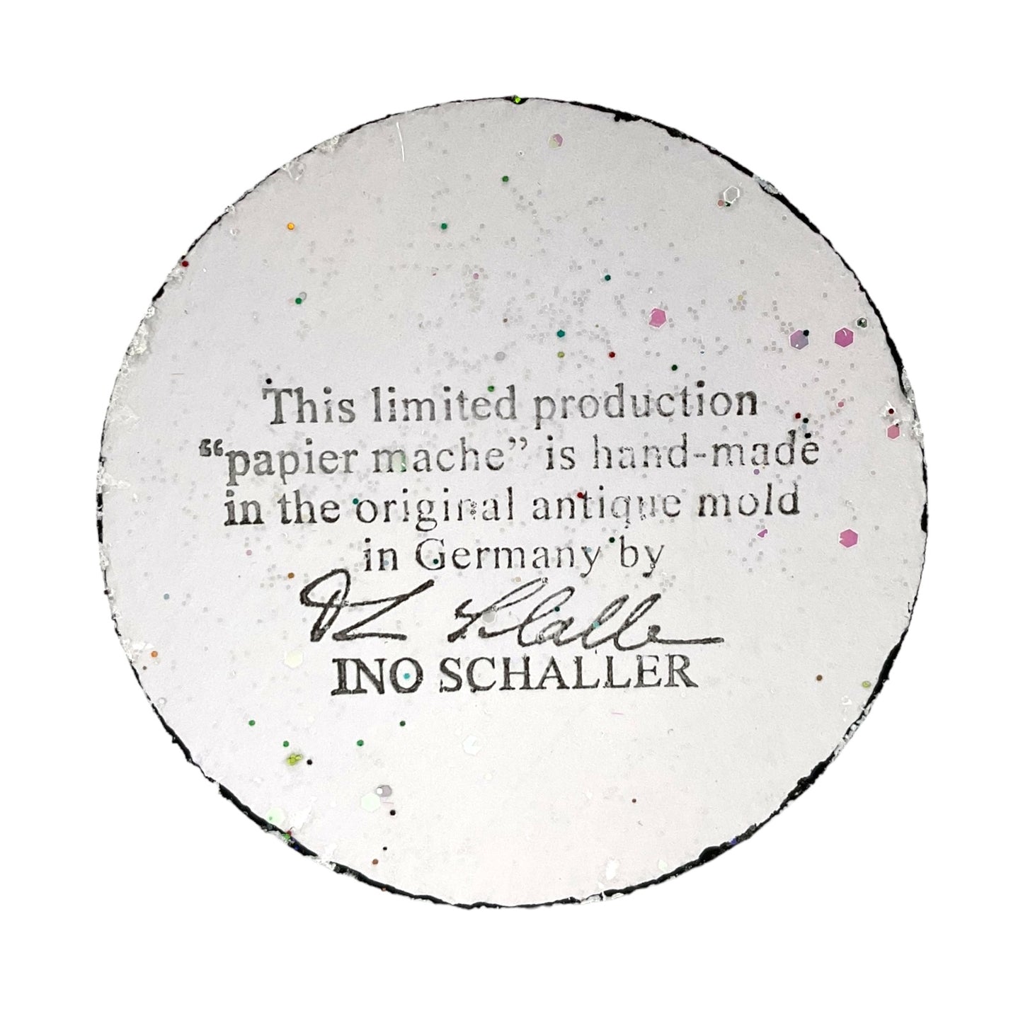 Pinnacle Peak Trading Ino Schaller Copper Sponged Santa Holding Tree German Paper Mache