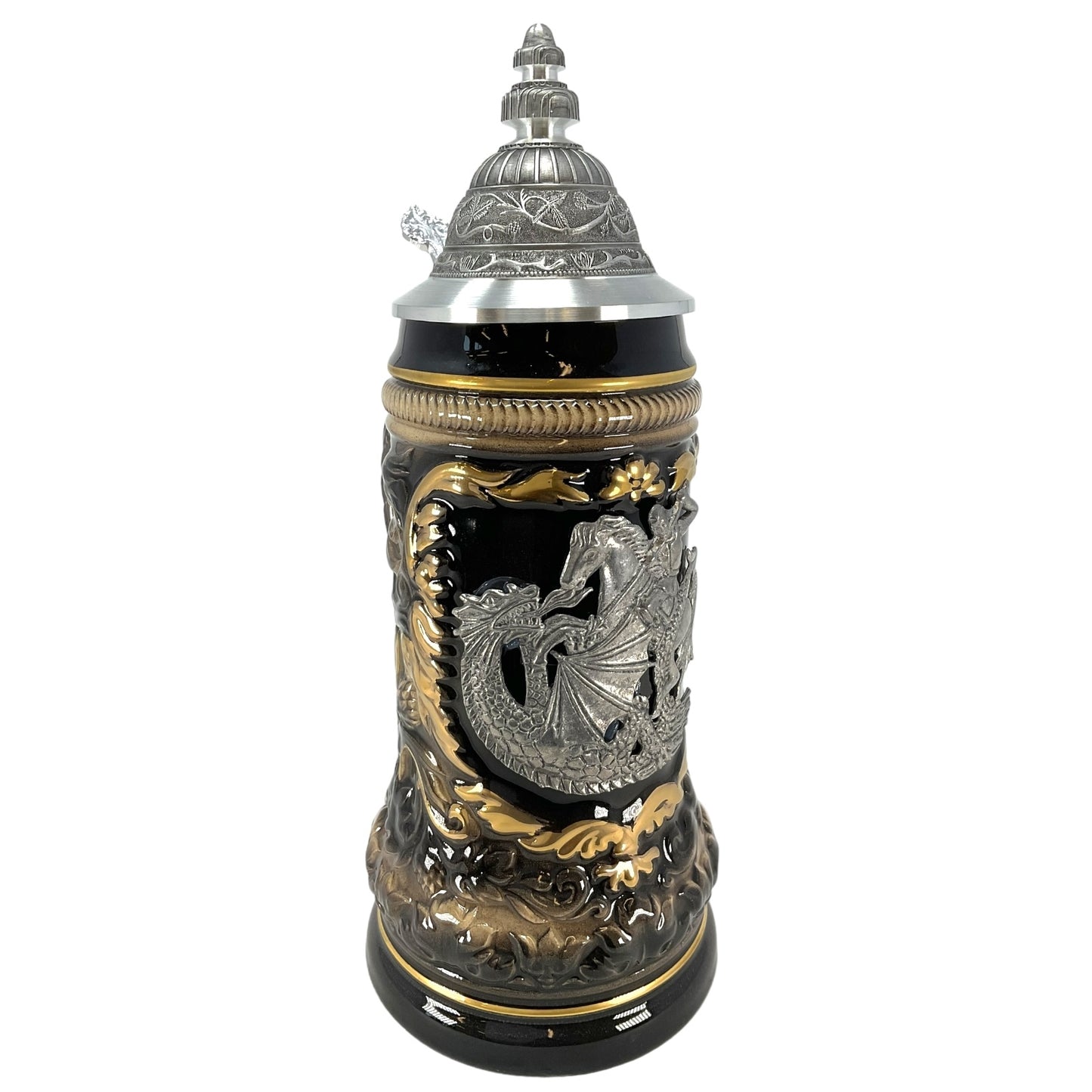 St. George the Dragon Slayer LE German Beer Stein ONE Mug Made in Germany New