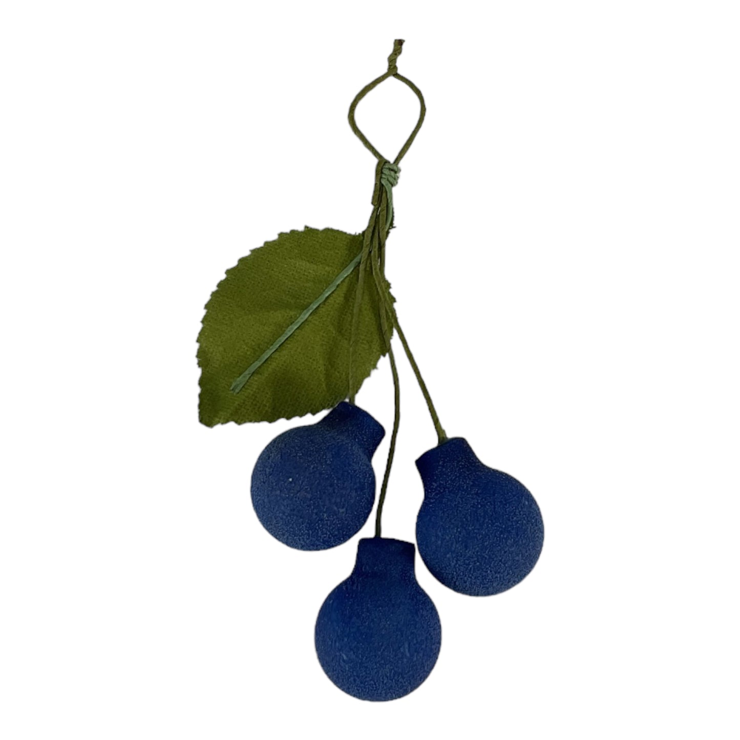 Blueberry German Glass Christmas Ornament