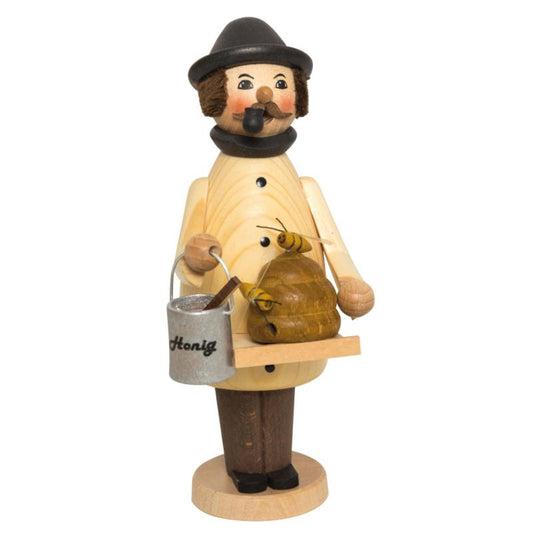 Pinnacle Peak Trading German Wood Smoker Beekeeper Incense Burner 6.8 Inch