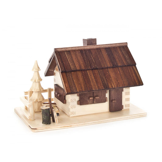 Forest House German Wood Christmas Incense Smoker Made in Germany Cabin