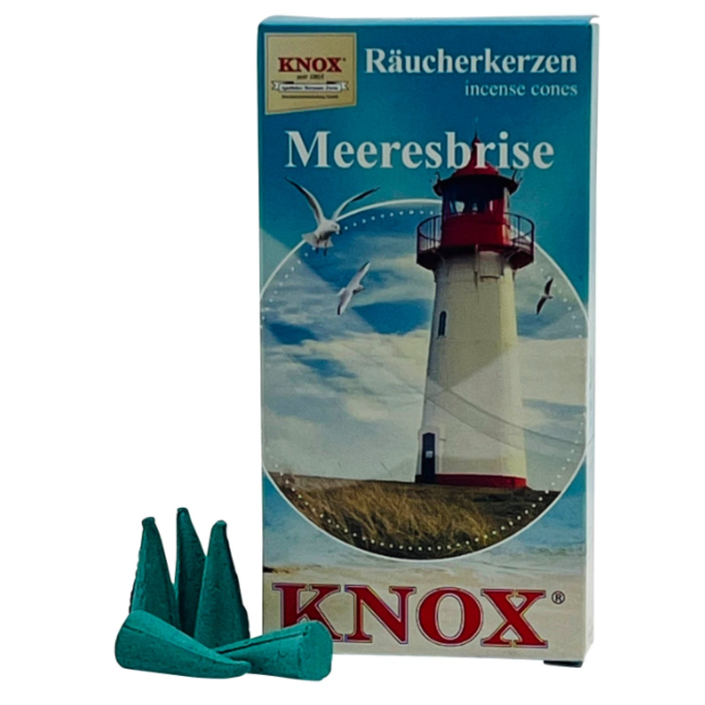 Product Name: Knox Ocean Scent German Incense Cones Made in Germany Pack of 24 Cones