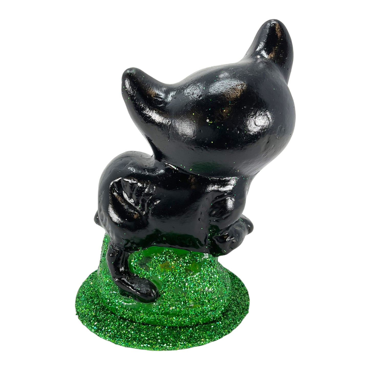 Pinnacle Peak Trading Ino Schaller Black Cat German Halloween Paper Mache