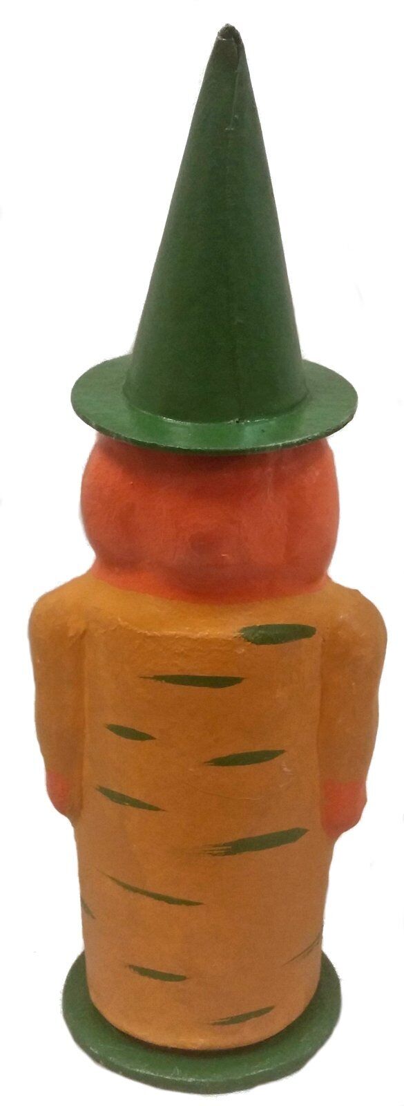 Ino Schaller Gourd Man Wearing a Hat German Halloween Paper Mache