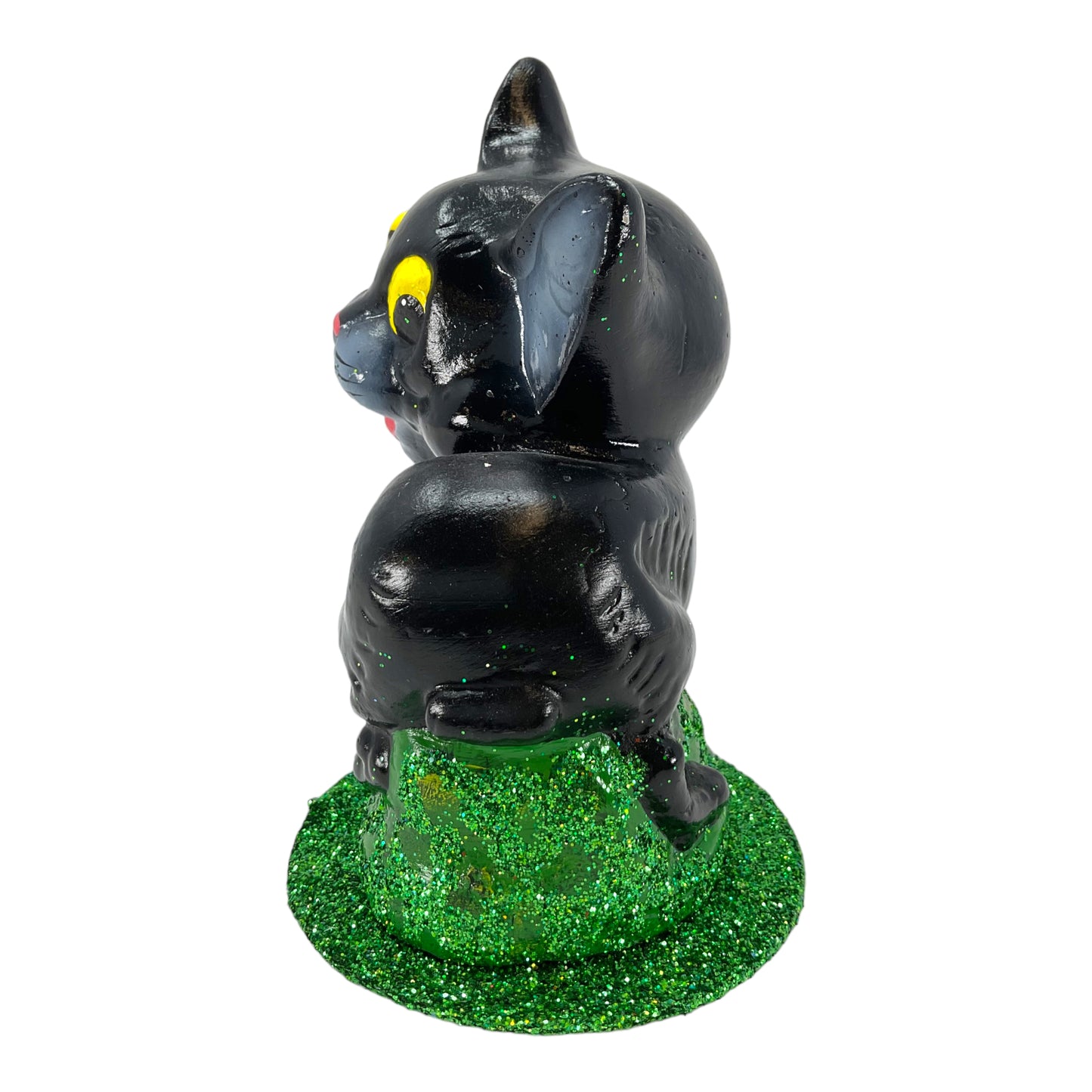 Pinnacle Peak Trading Ino Schaller Black Cat German Halloween Paper Mache