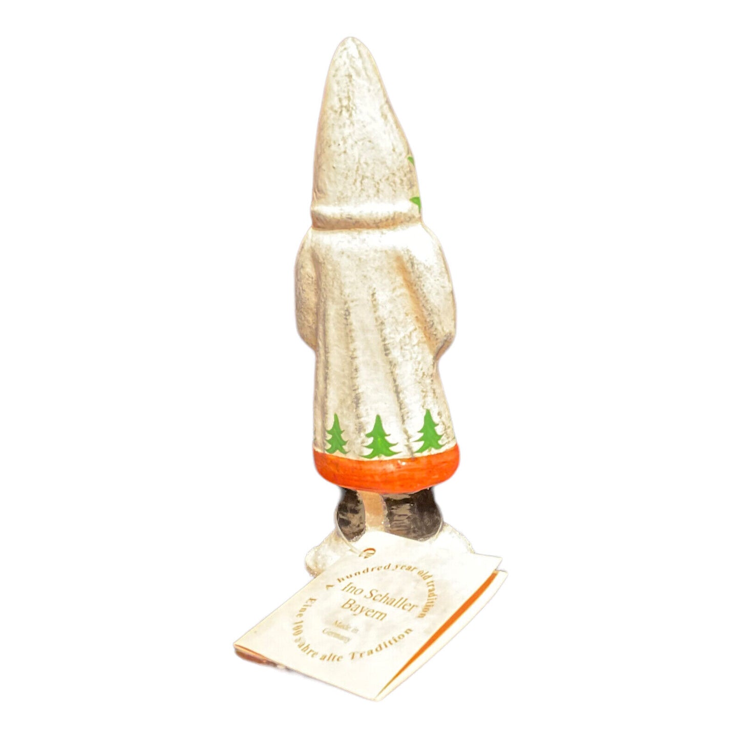Ino Schaller Small Vintage Tree Décor Santa German Christmas Paper Mache