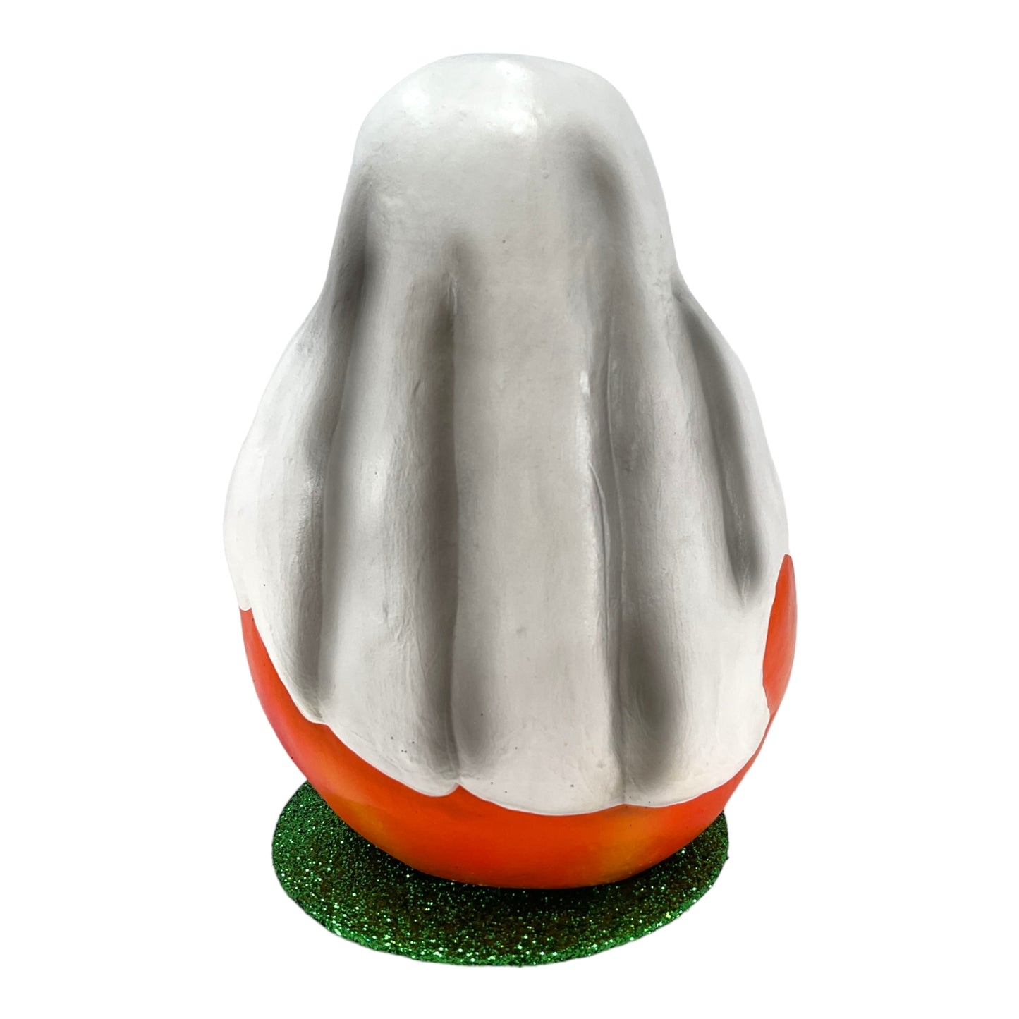 Pinnacle Peak Trading Ino Schaller Ghost in Pumpkin Jack O Lantern German Paper Mache