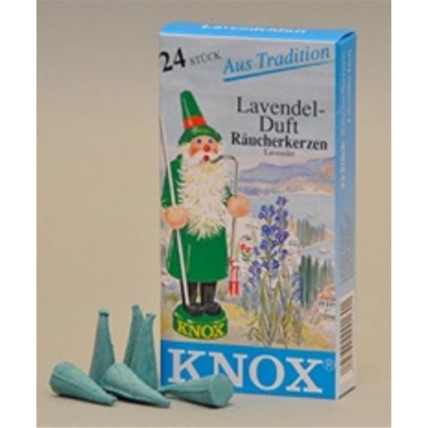 Knox Lavender Scent German Incense Cones Made in Germany for Christmas Smokers