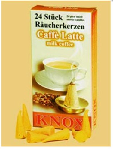 Knox Caffe Latte German Incense Cones Made in Germany for Christmas Smokers