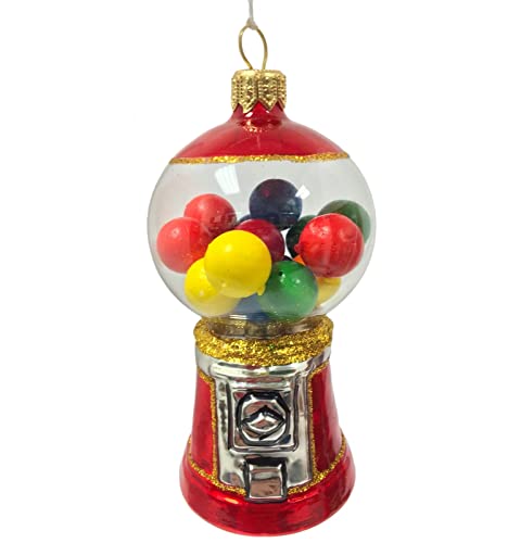 Gumball Machine Polish Glass Christmas Tree Ornament Decoration Bubblegum